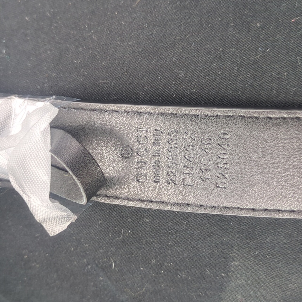 Gucci Belt Black 46/115 - Picture 2 of 3